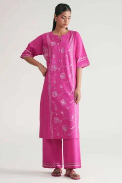 2 Piece - Embroidered Suit - KFE26-217
