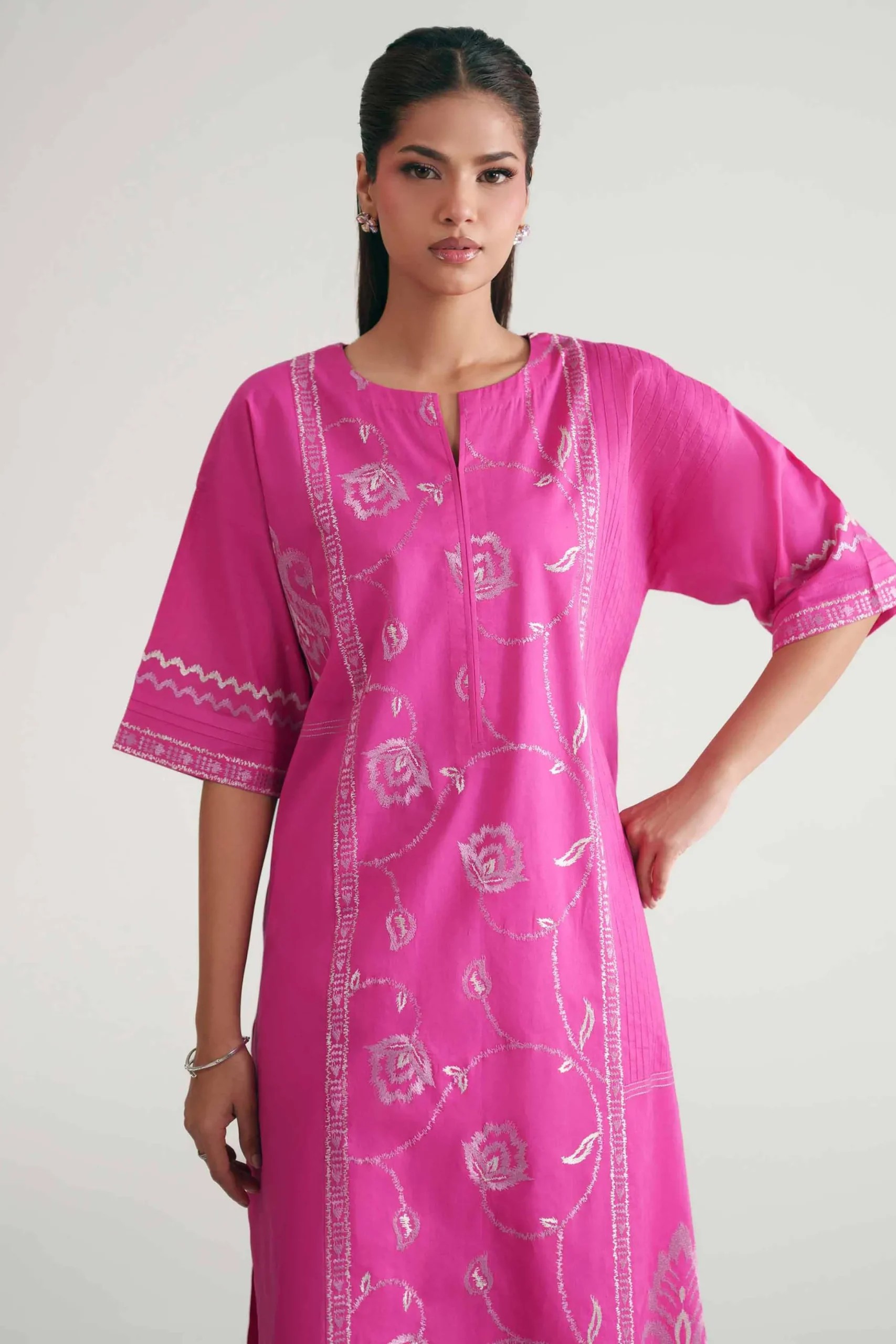 2 Piece - Embroidered Suit - KFE26-217