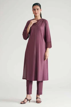2 Piece - Embroidered Suit - KFE26-170