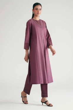 2 Piece - Embroidered Suit - KFE26-170