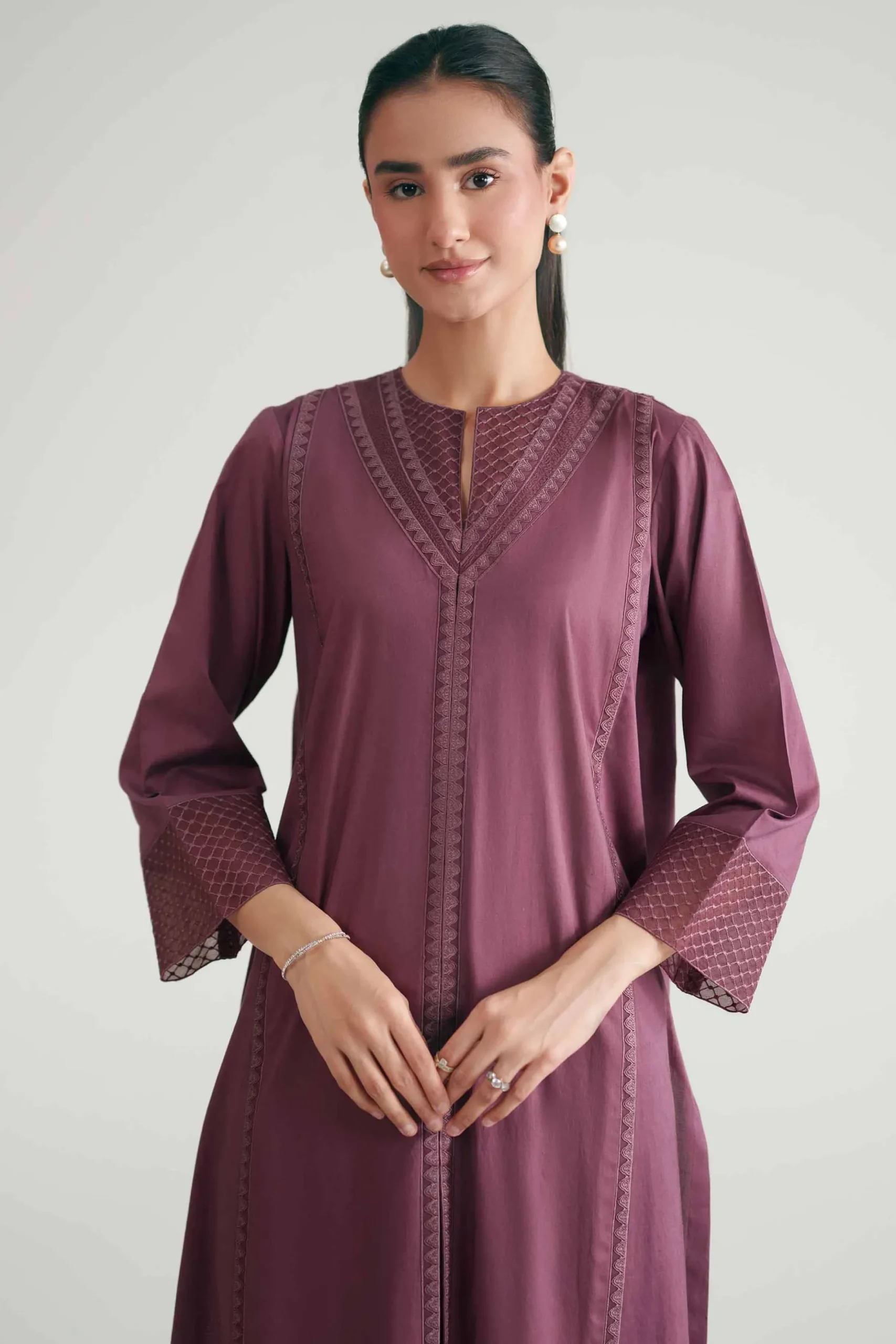 2 Piece - Embroidered Suit - KFE26-170