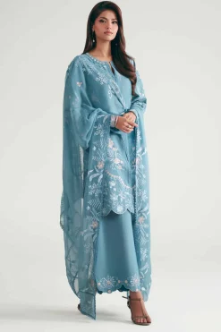 3 Piece - Embroidered Suit - KFE26-218