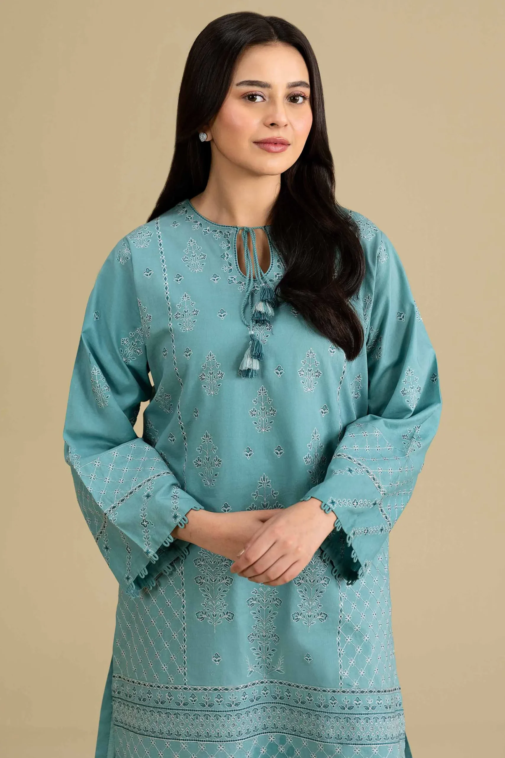 2 Piece - Embroidered Suit - KFE26-166