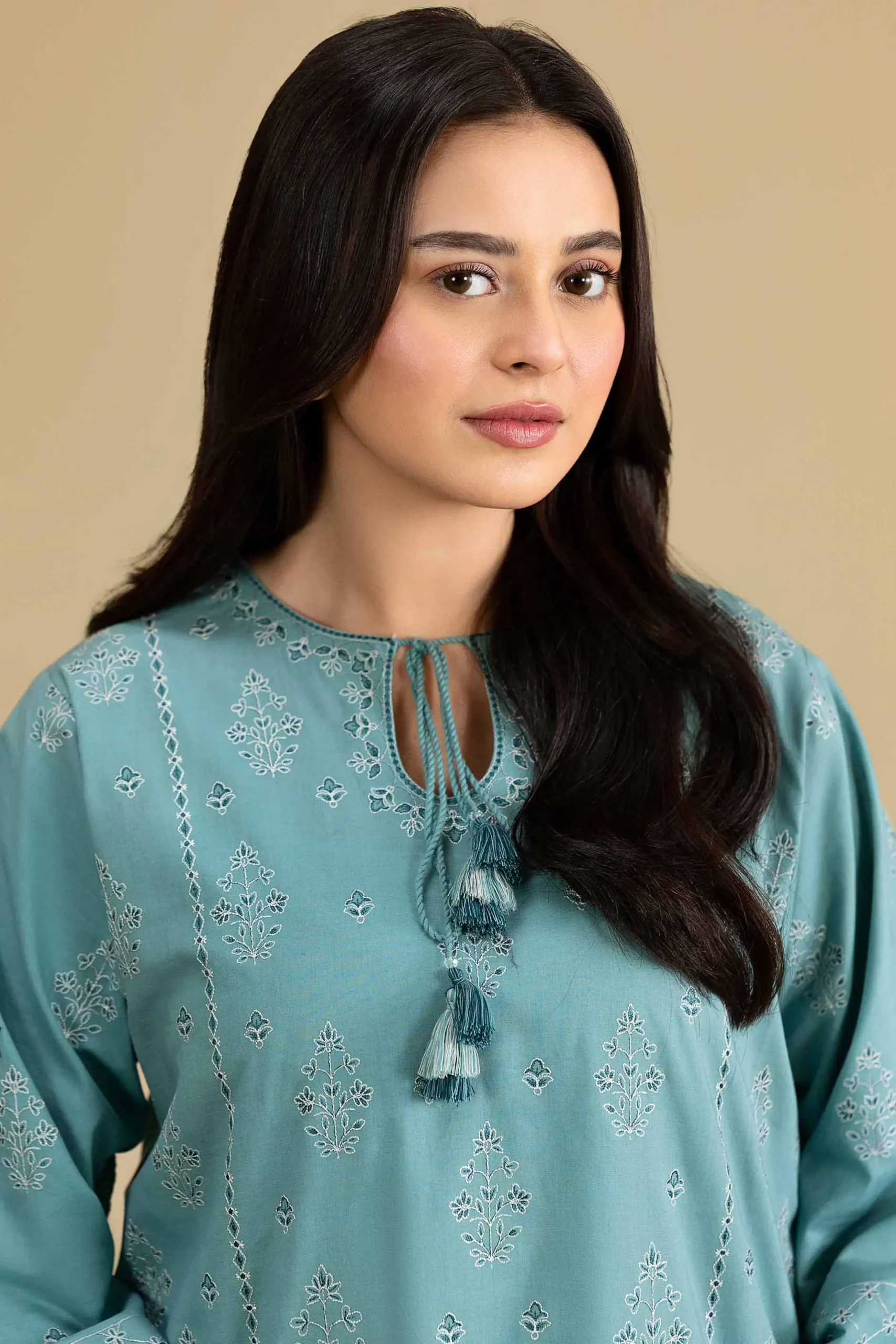 2 Piece - Embroidered Suit - KFE26-166
