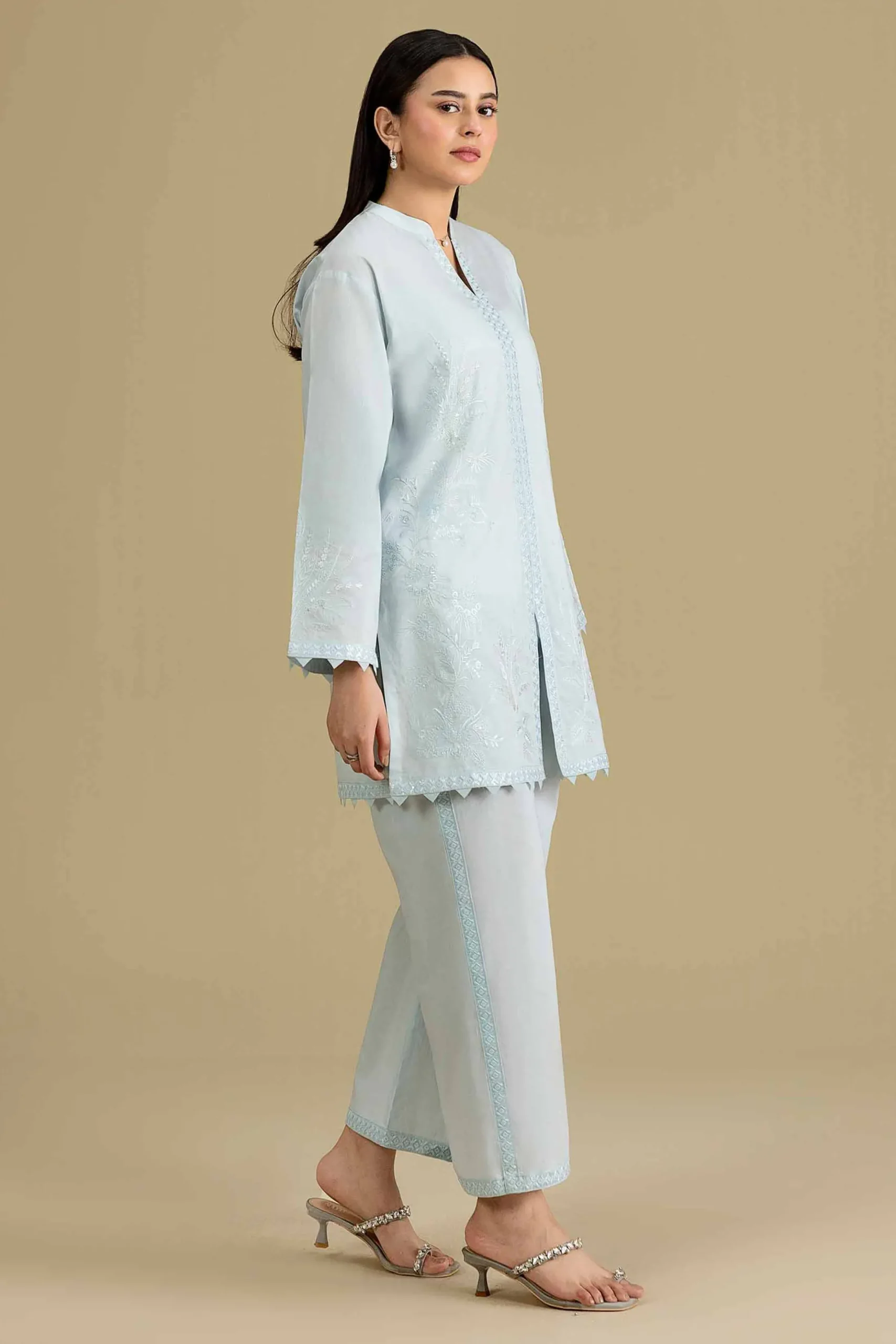 2 Piece - Embroidered Suit - KFE26-165
