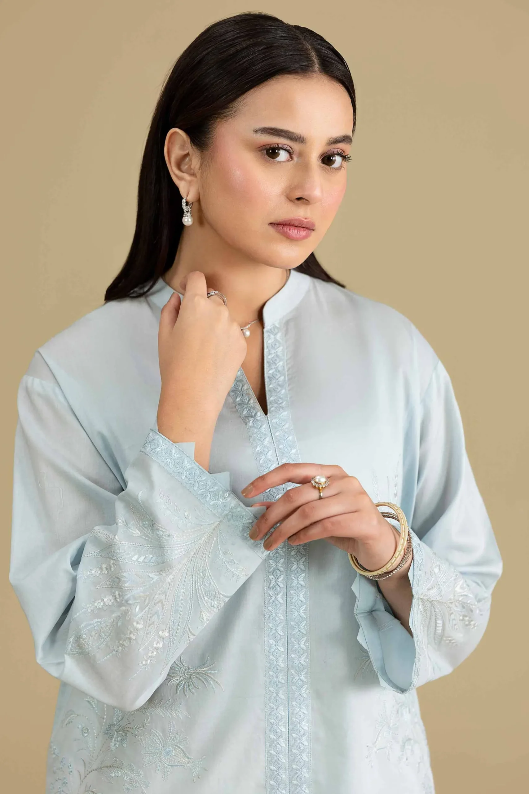 2 Piece - Embroidered Suit - KFE26-165
