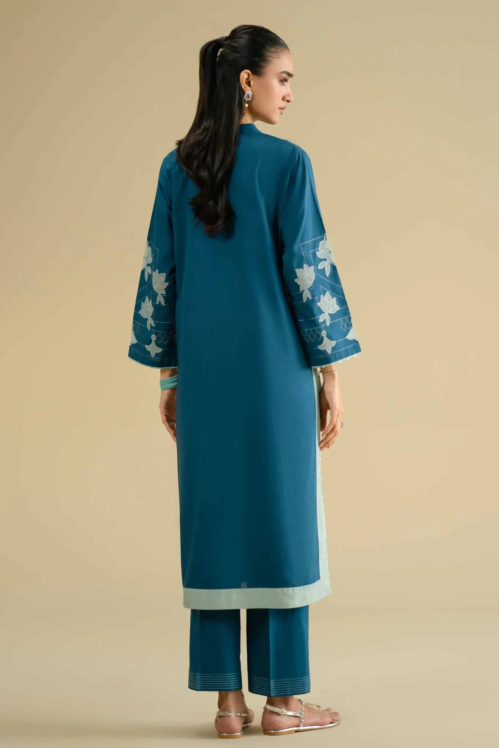 2 Piece - Embroidered Suit - KFE26-45