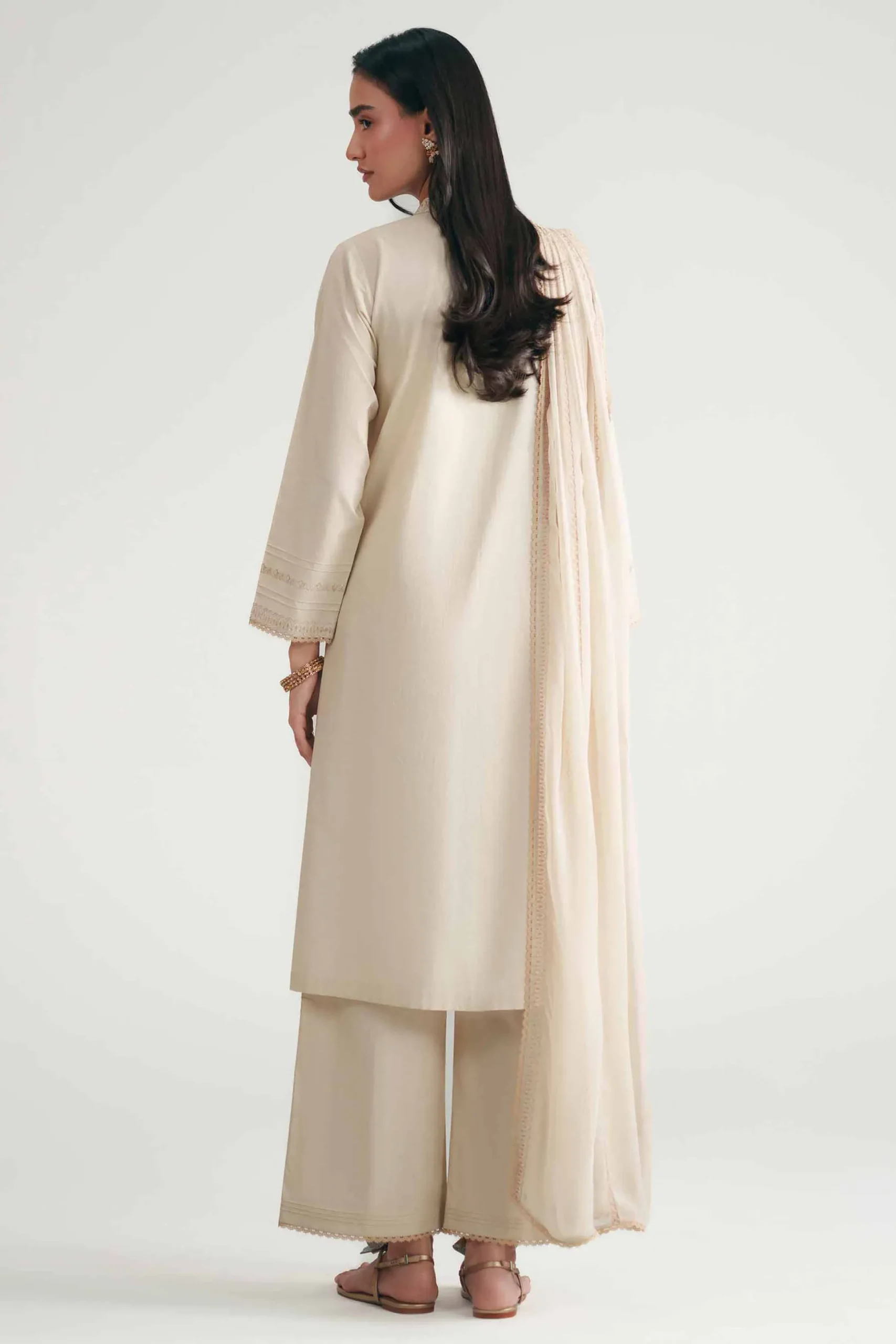 3 Piece - Embroidered Suit - KFE26-104