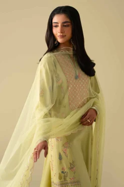 3 Piece - Embroidered Suit - KFE26-98