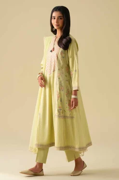 3 Piece - Embroidered Suit - KFE26-98