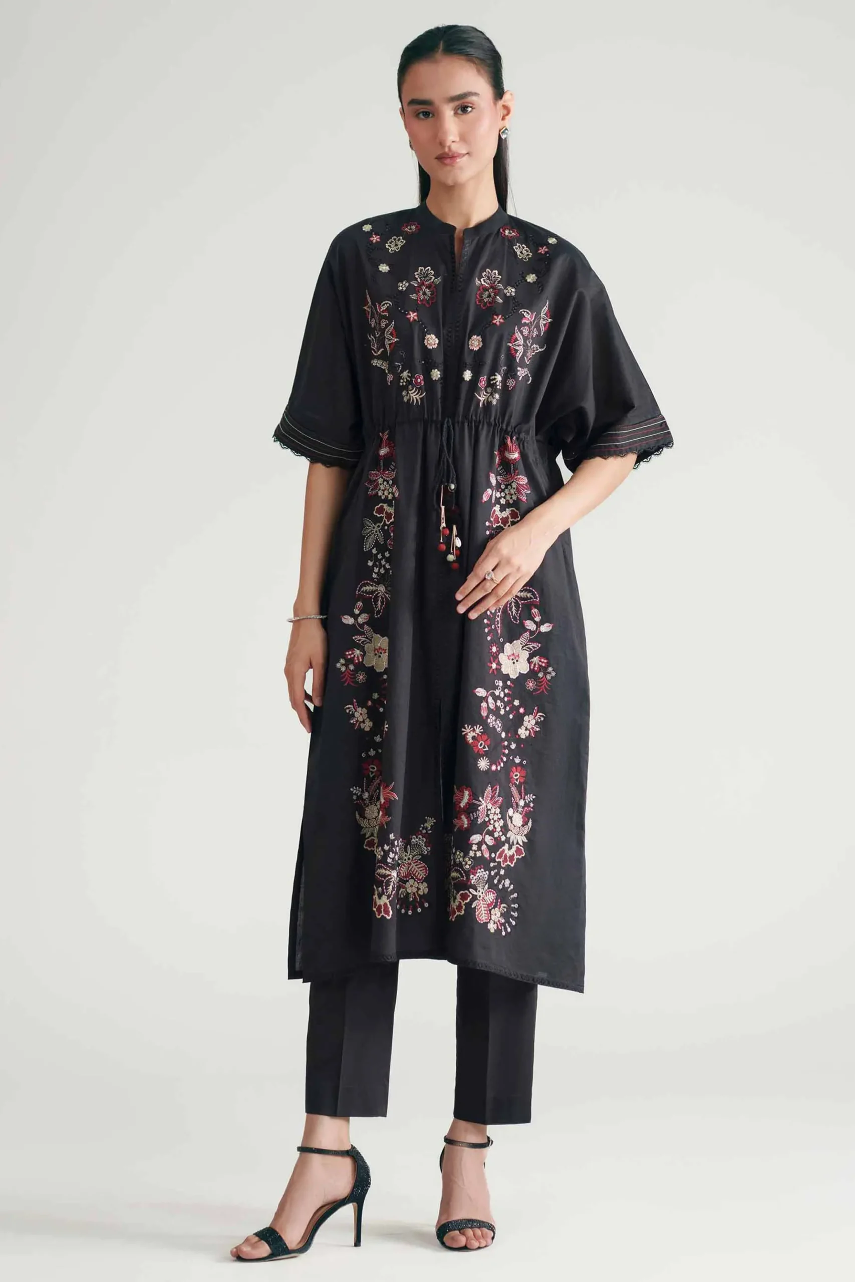 2 Piece - Embroidered Suit - KFE26-172
