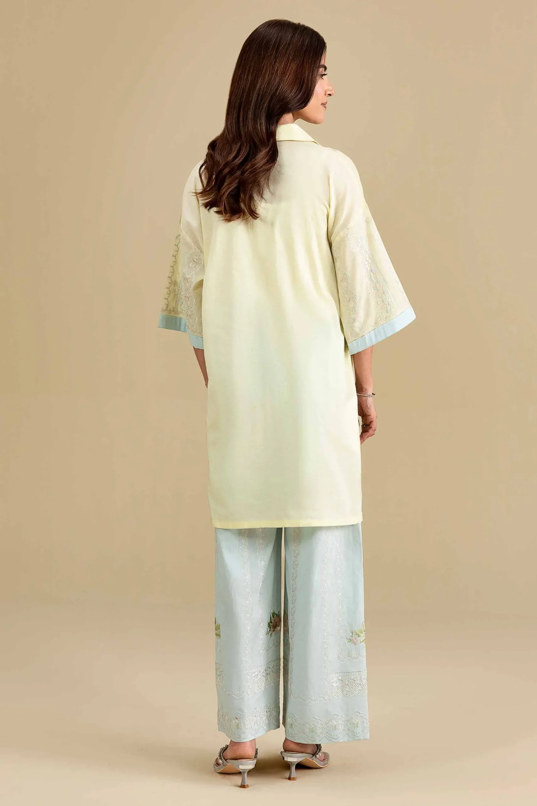 2 Piece - Embroidered Suit - KFE26-33