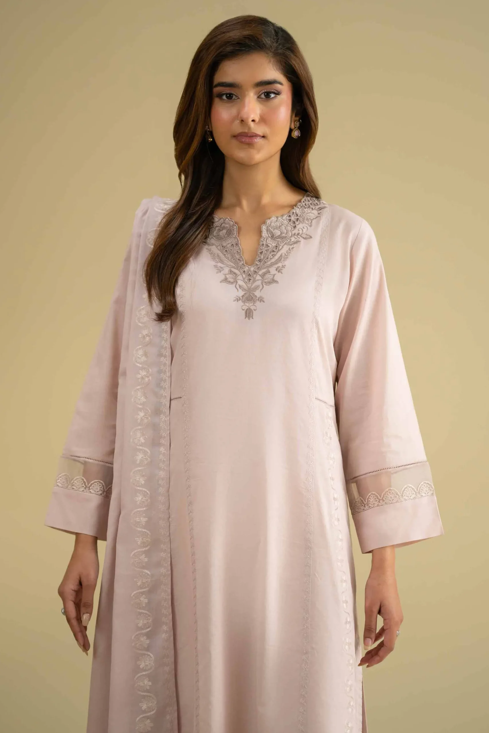 2 Piece - Embroidered Suit - KFE26-232