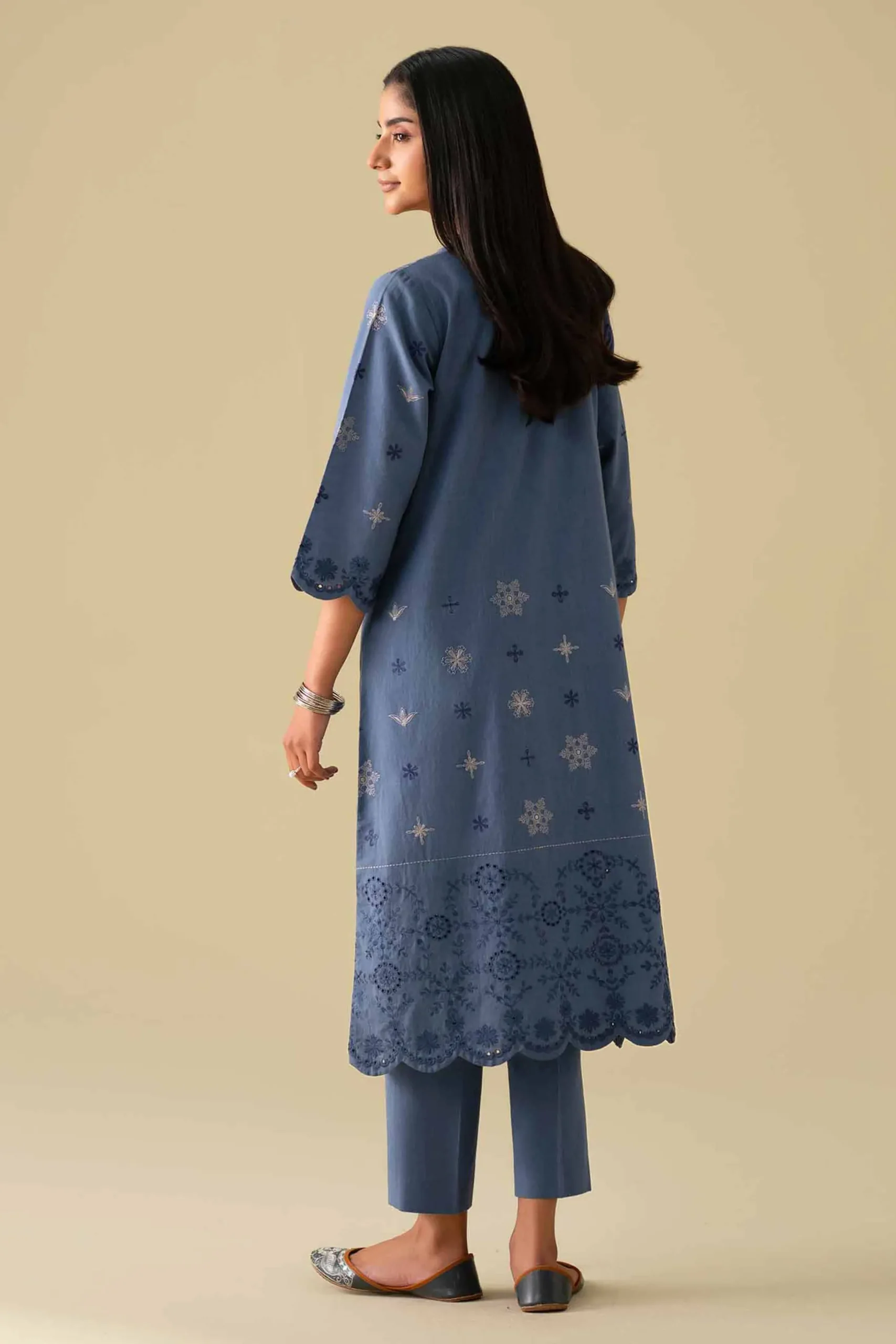 2 Piece - Embroidered Suit - KFE26-42