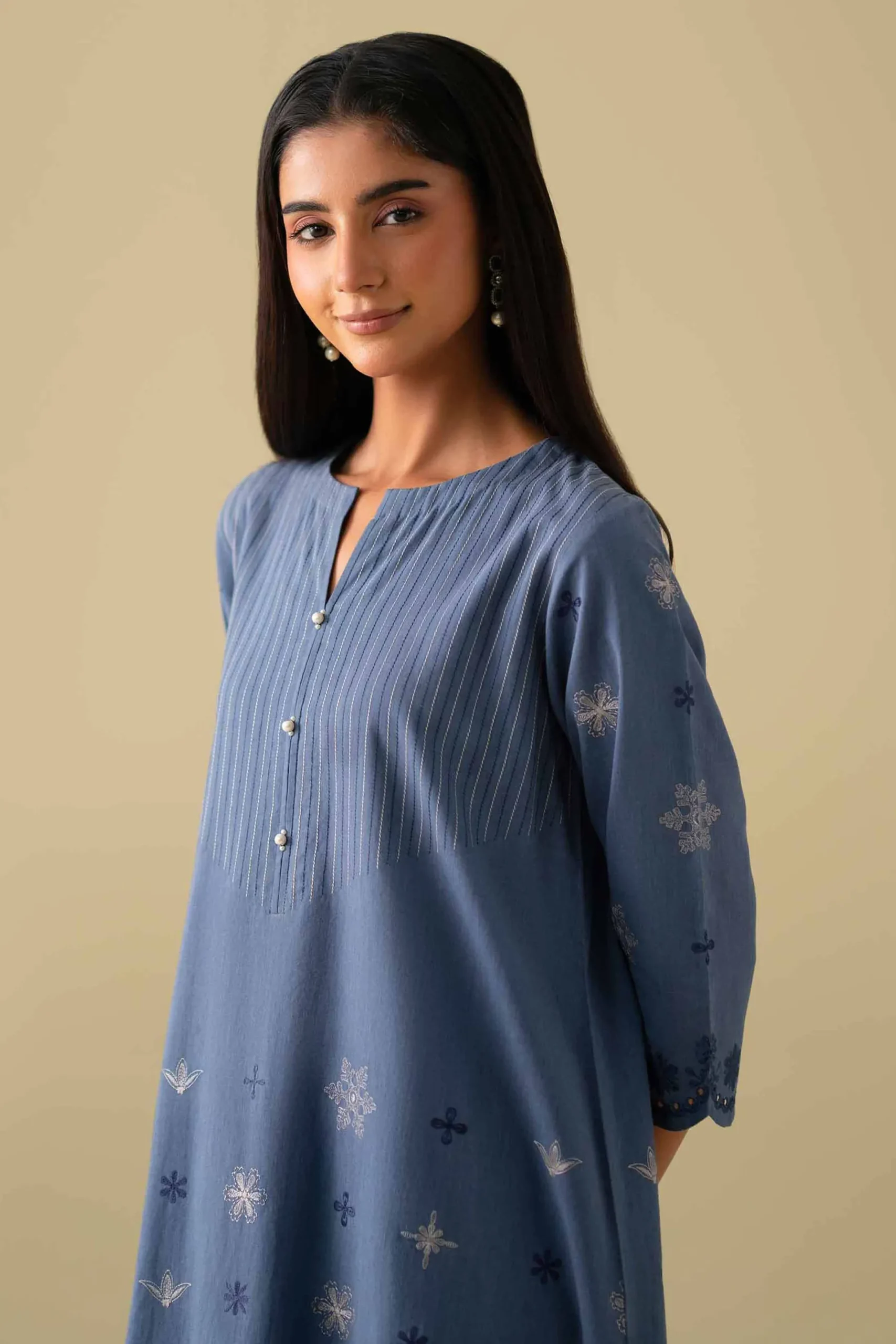 2 Piece - Embroidered Suit - KFE26-42