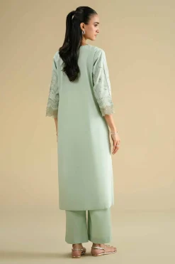2 Piece - Embroidered Suit - KFE26-47