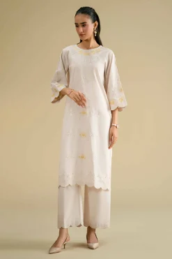2 Piece - Embroidered Suit - KFE26-50