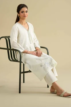 2 Piece - Embroidered Suit - KFE26-59