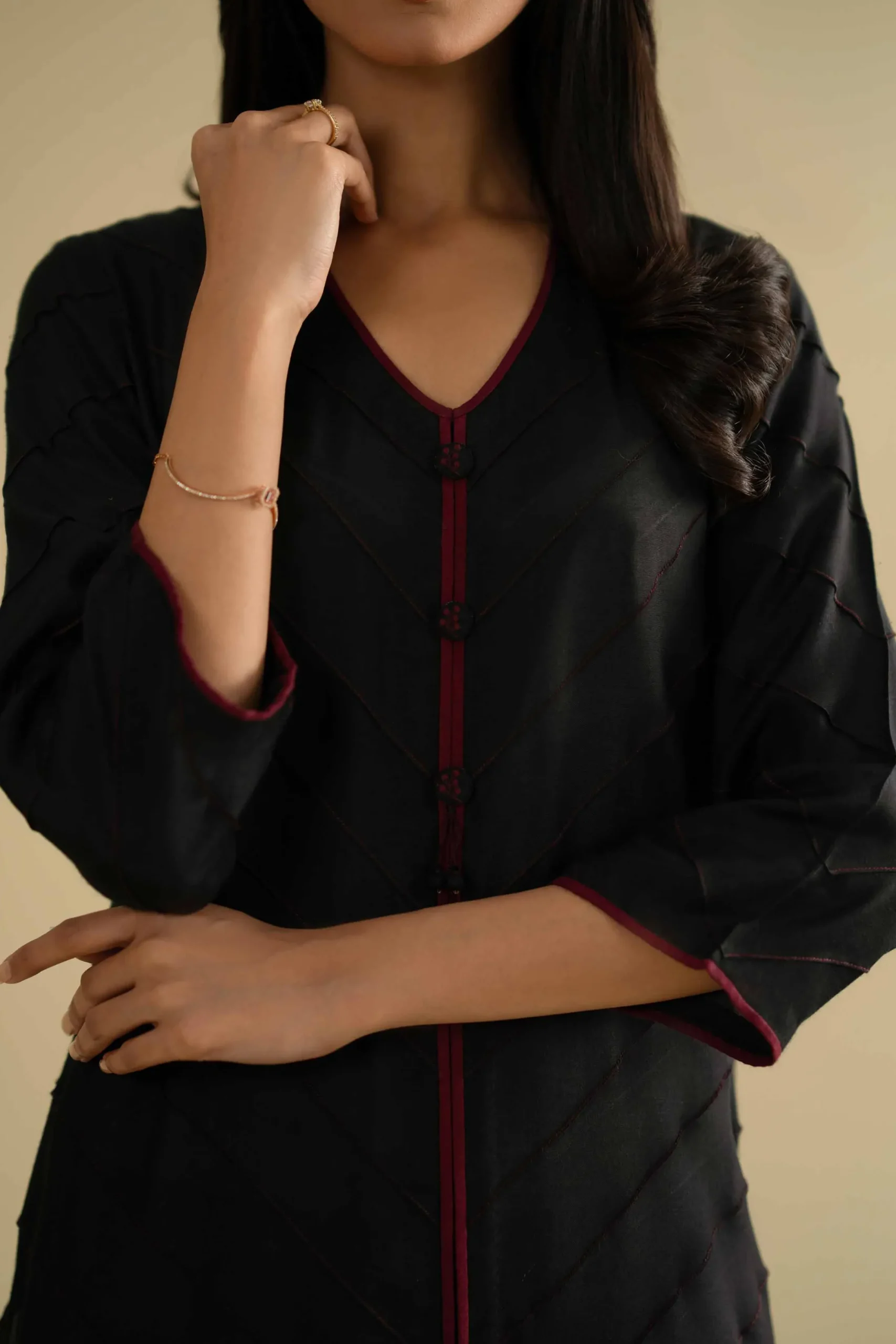 2 Piece - Embroidered Suit - KFE26-70