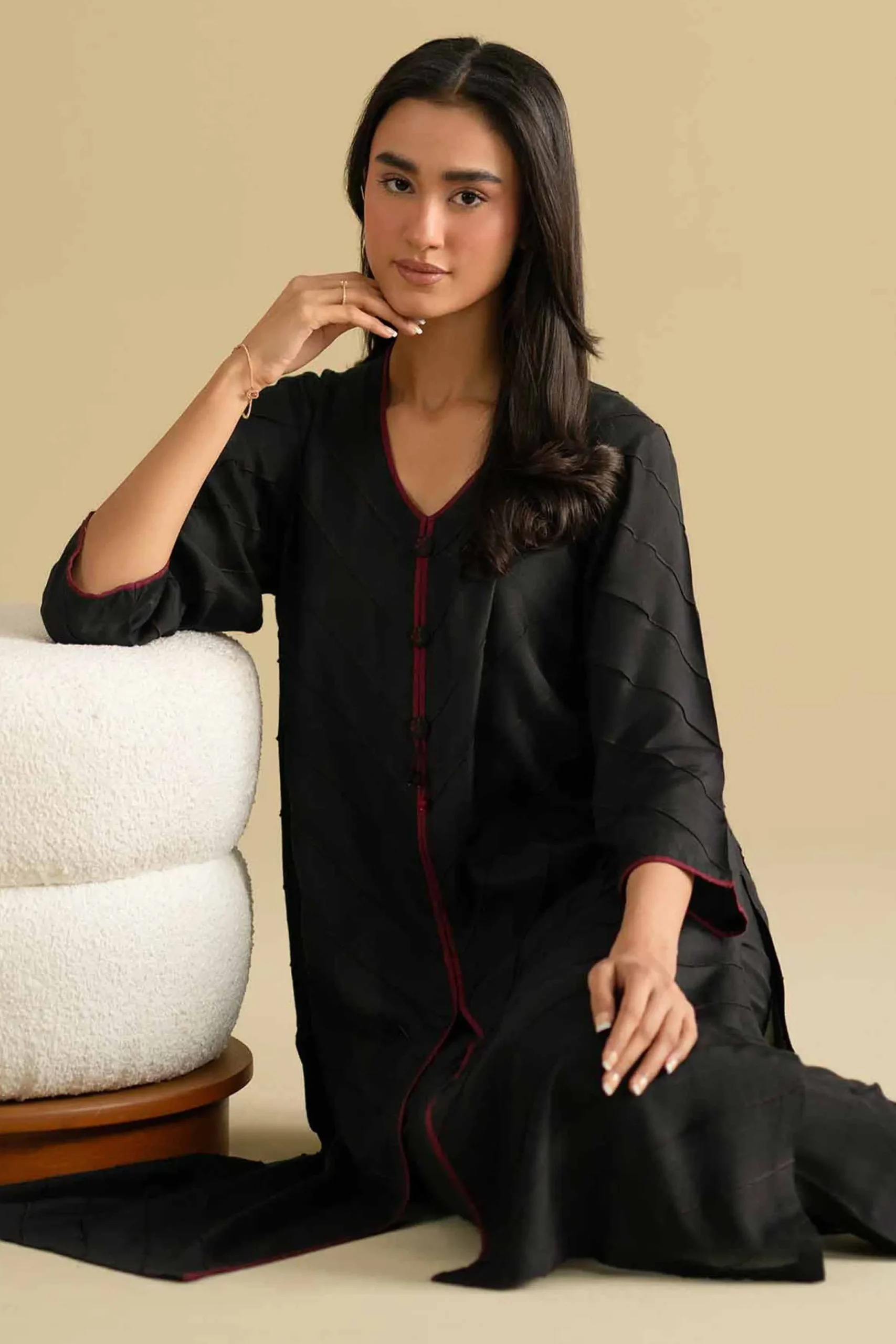 2 Piece - Embroidered Suit - KFE26-70