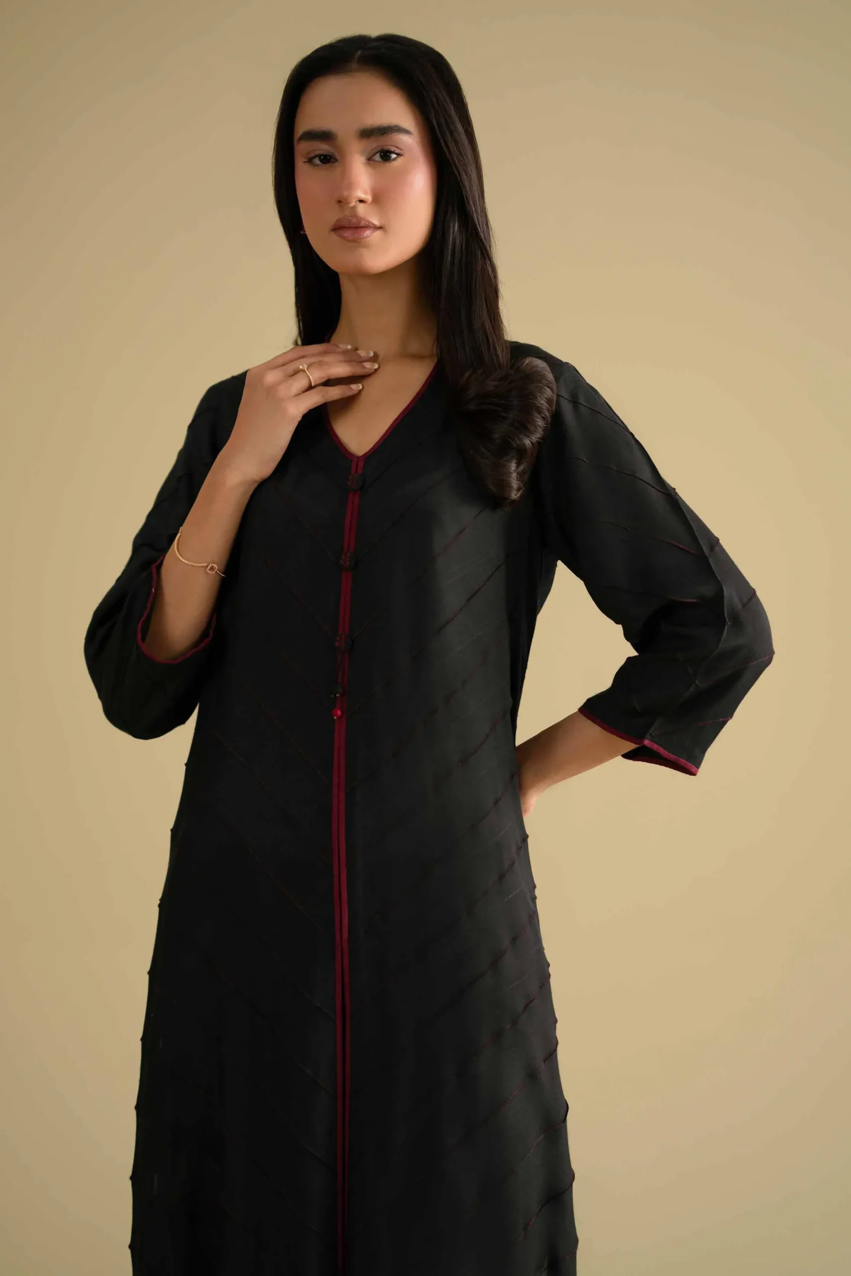 2 Piece - Embroidered Suit - KFE26-70