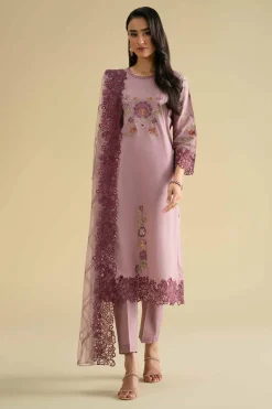 3 Piece - Embroidered Suit - KFE26-86