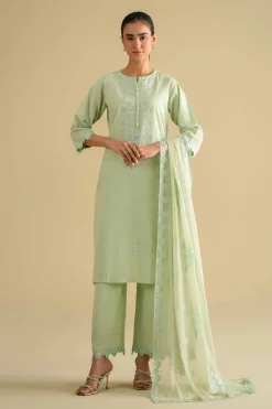 3 Piece - Embroidered Suit - KFE26-93
