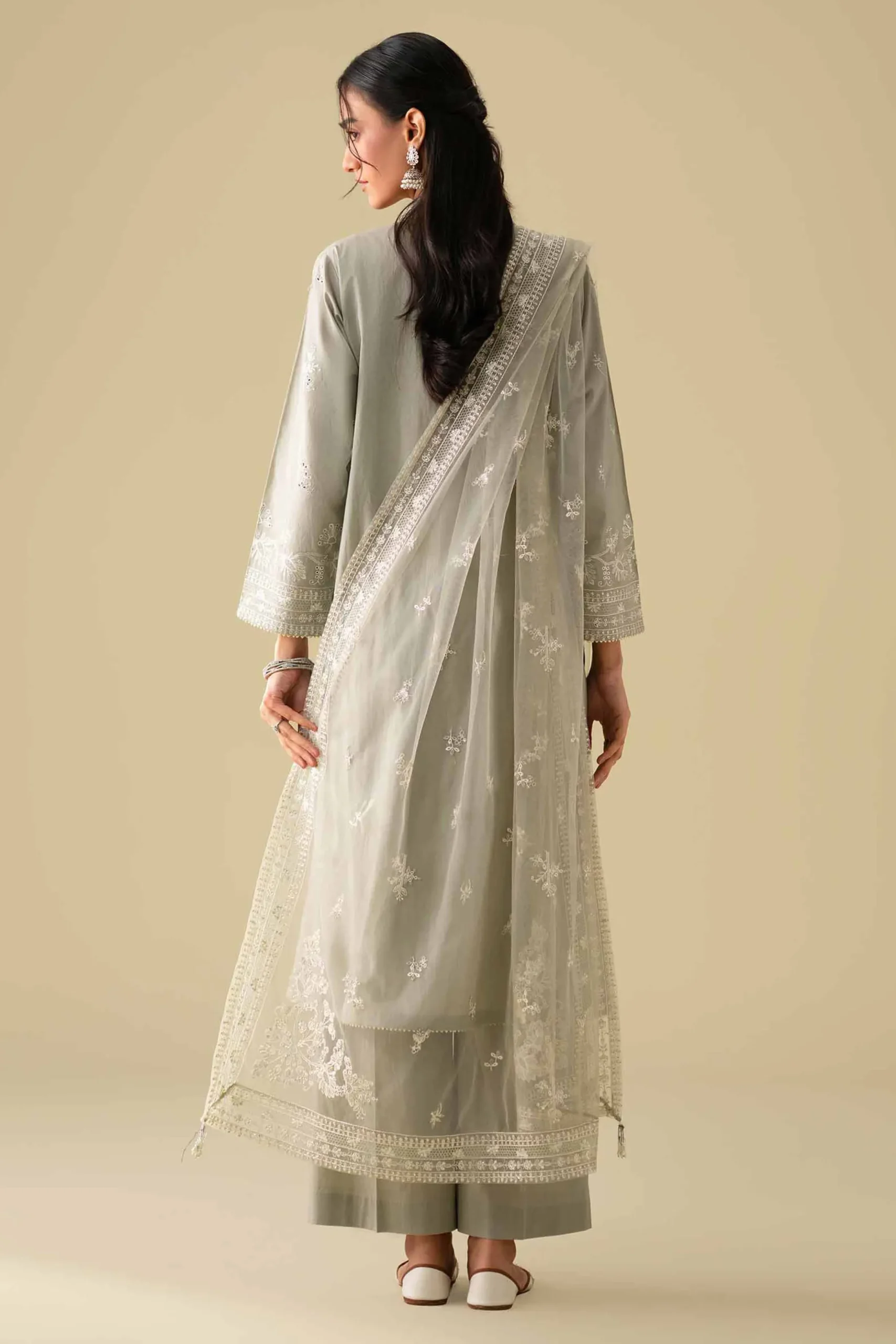 3 Piece - Embroidered Suit - KFE26-21