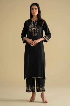 2 Piece - Embroidered Suit - KFE26-37