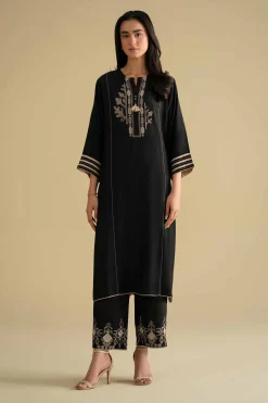 2 Piece - Embroidered Suit - KFE26-37