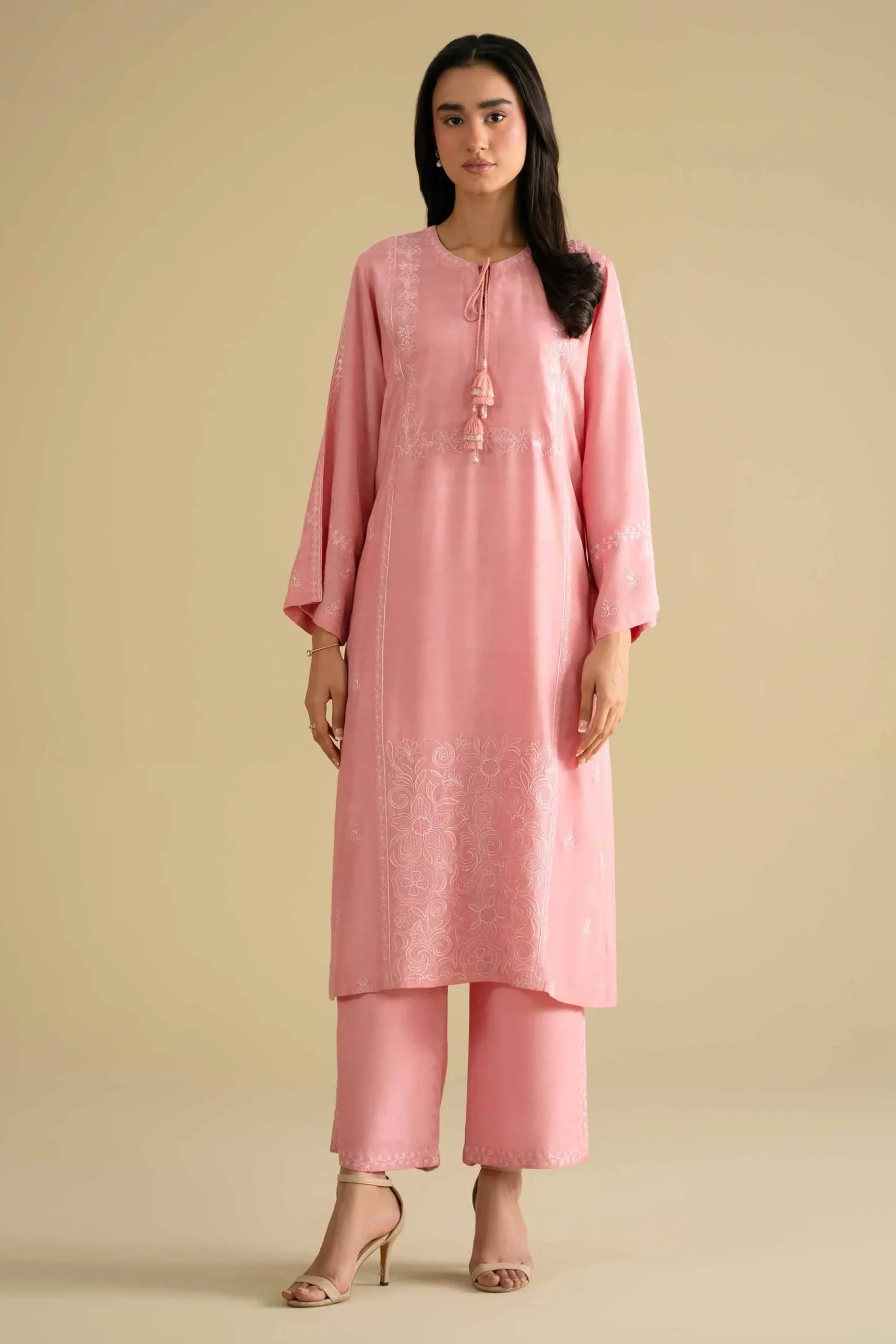 2 Piece - Embroidered Suit - KFE26-69