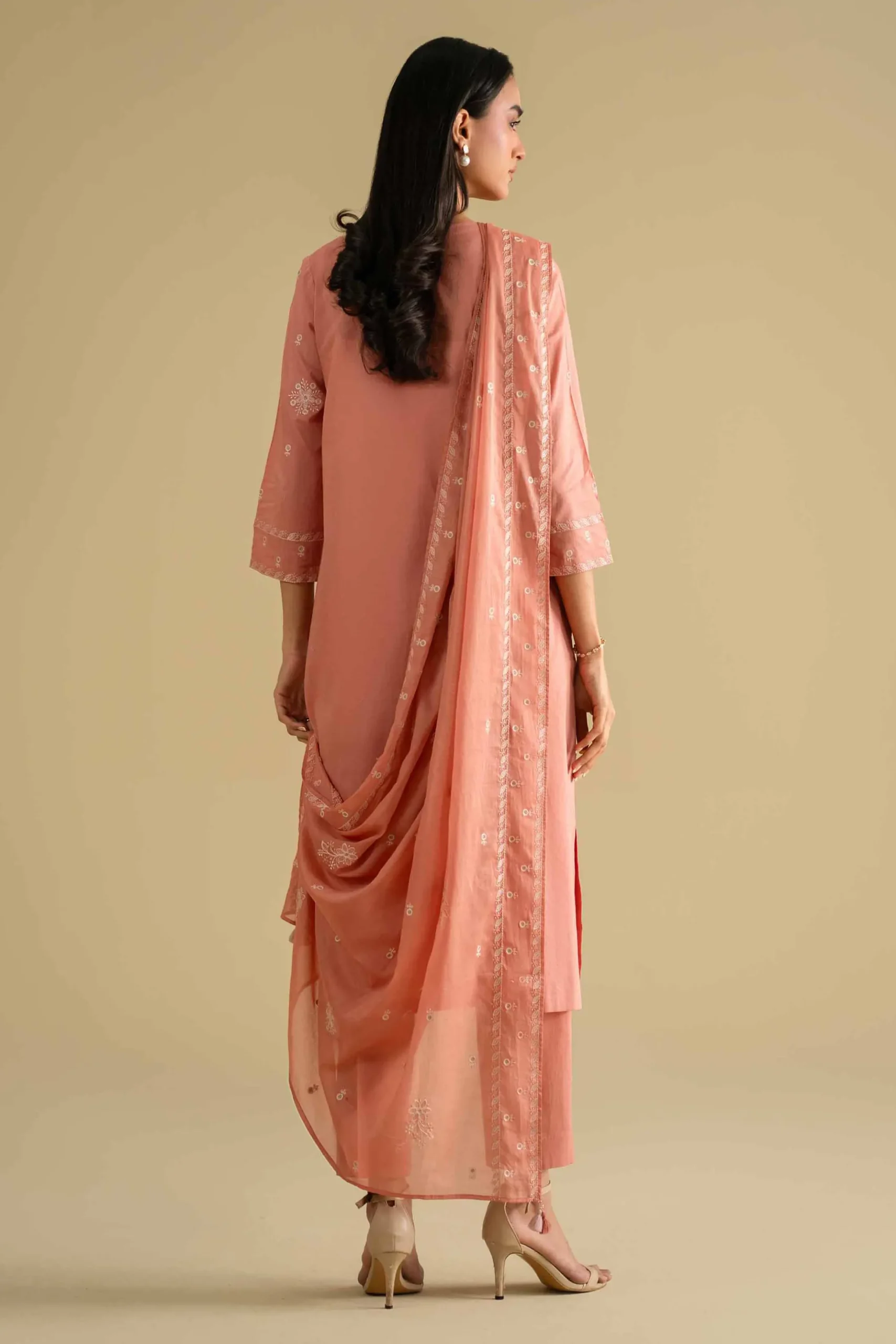 3 Piece - Embroidered Suit - KFE26-75
