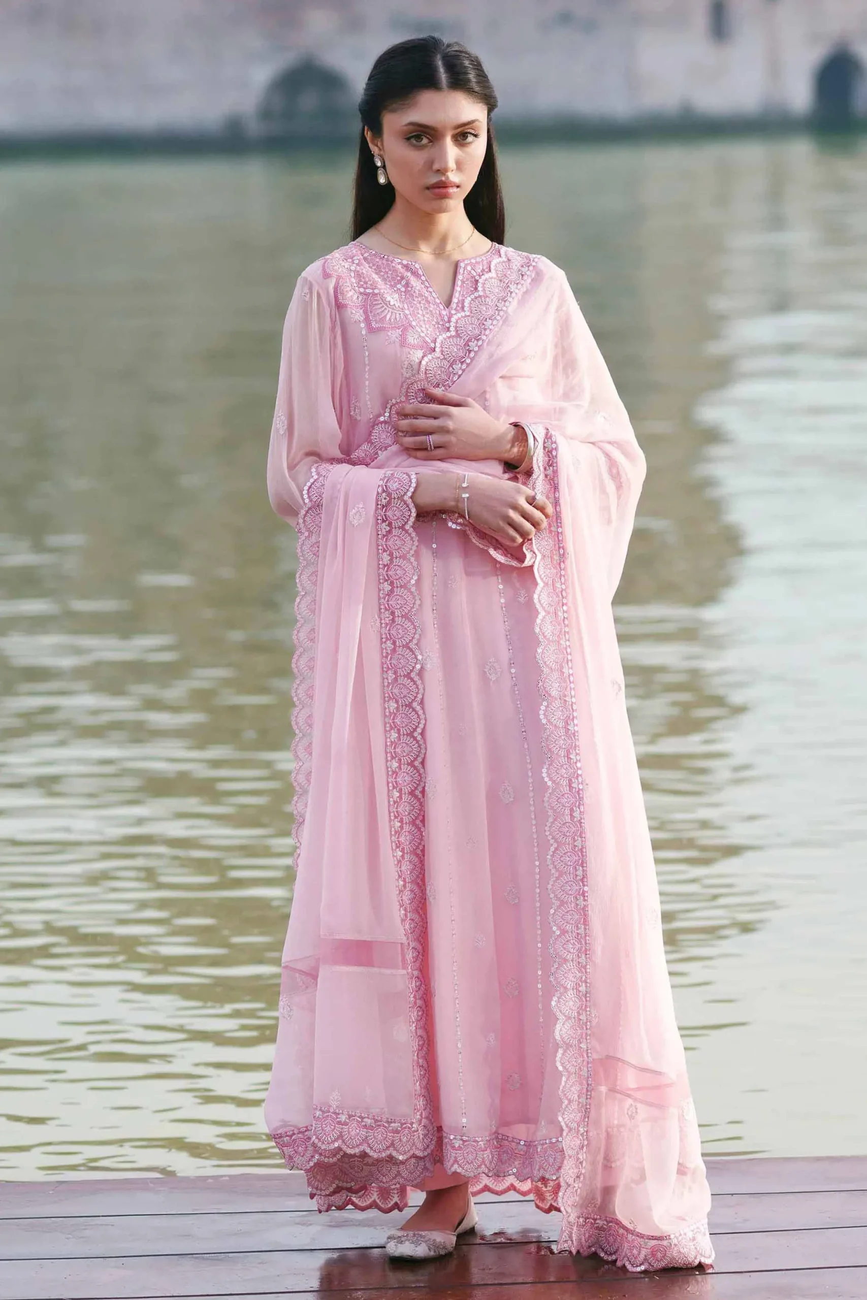 3 Piece - Embroidered Suit - KFE26-99