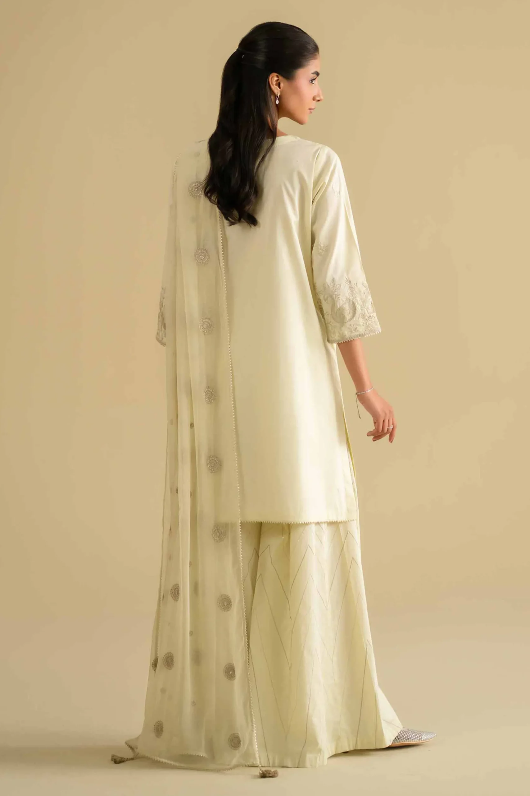 3 Piece - Embroidered Suit - KFE26-88