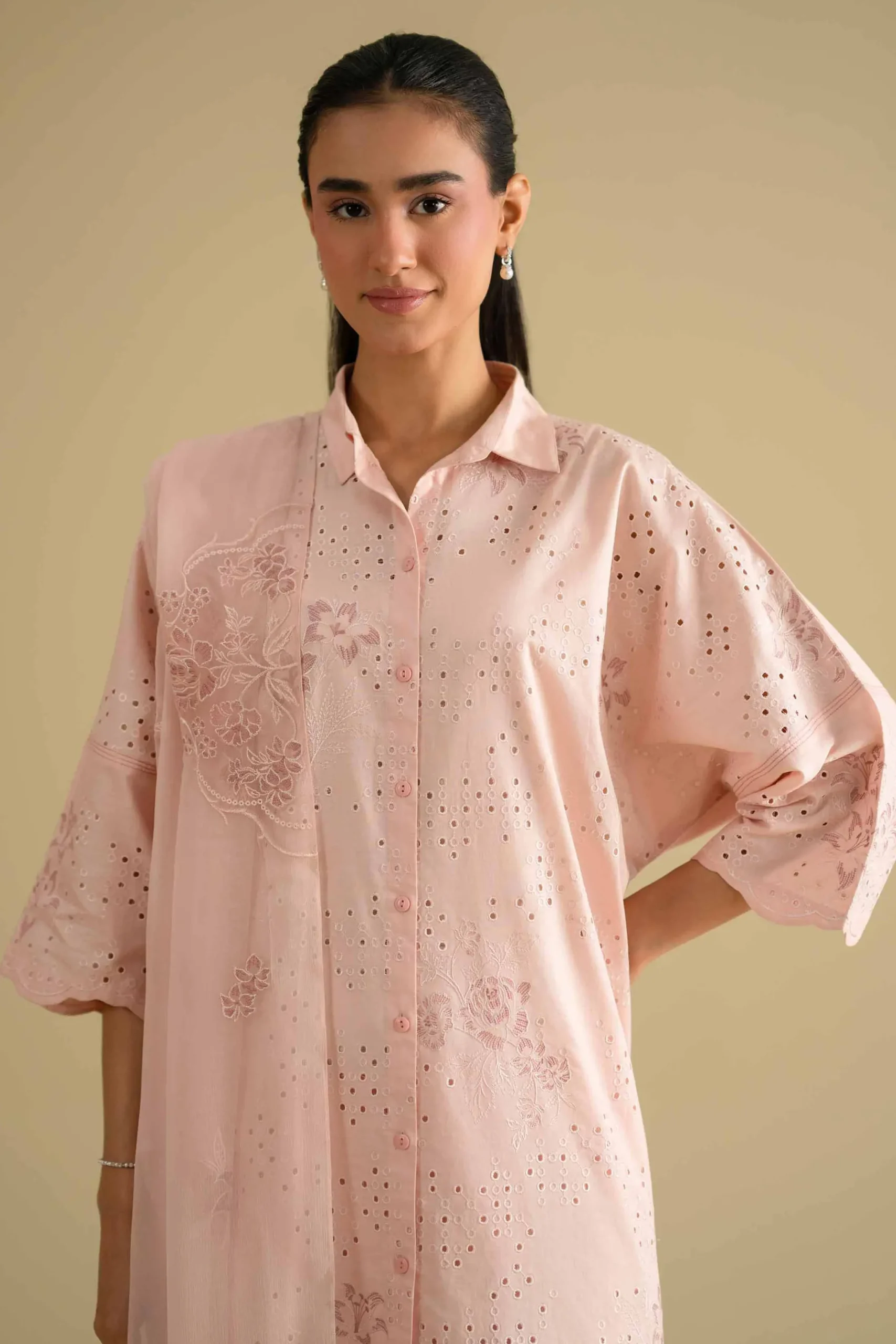 3 Piece - Embroidered Suit - KFE26-89