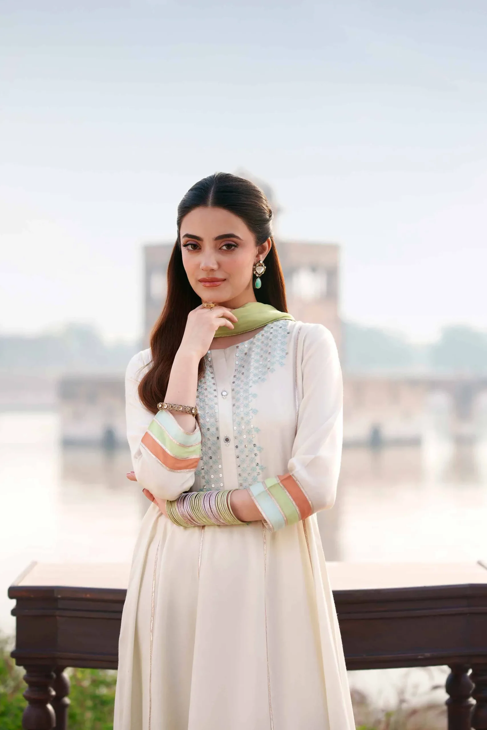 3 Piece - Embroidered Suit - KFE26-103