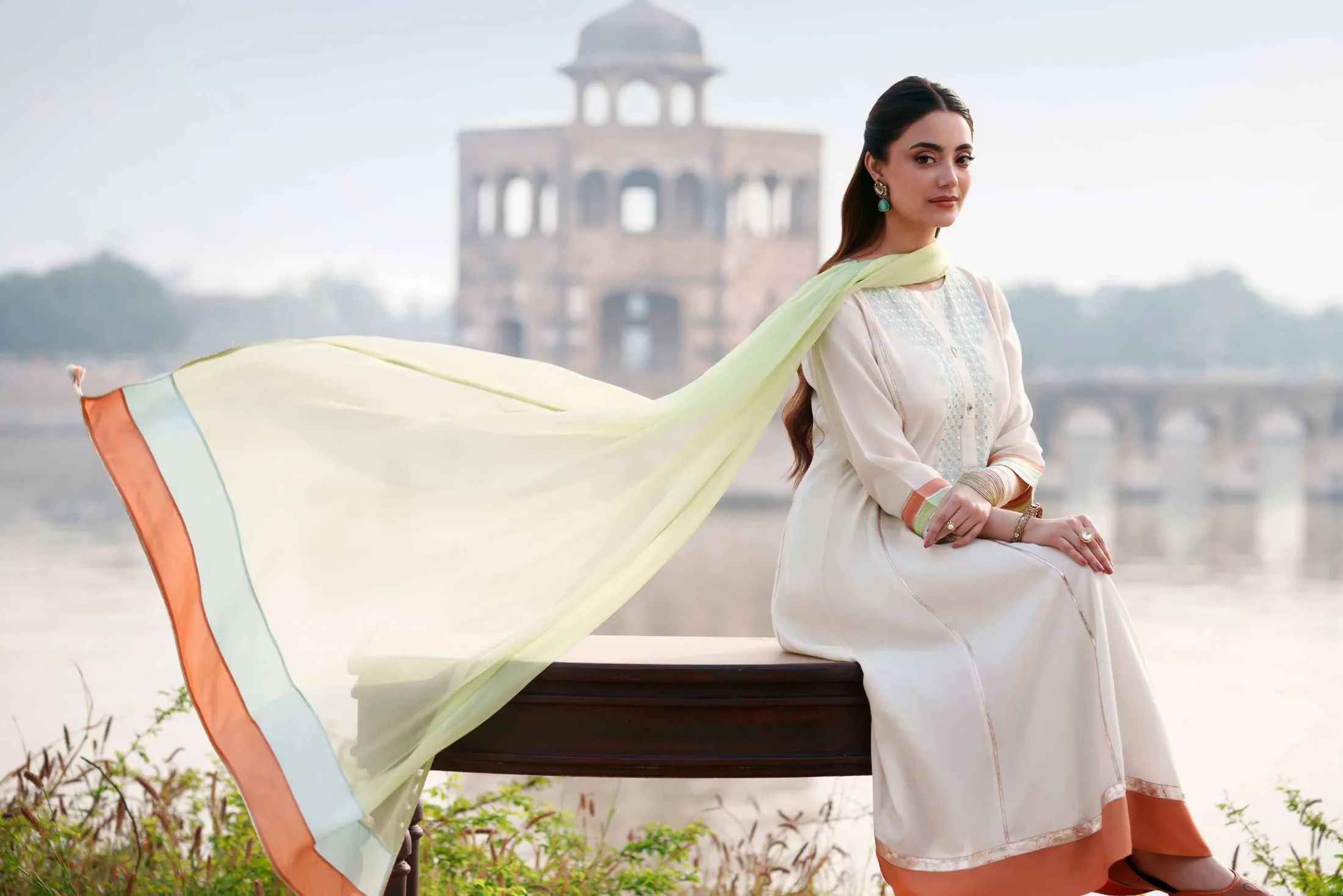 3 Piece - Embroidered Suit - KFE26-103