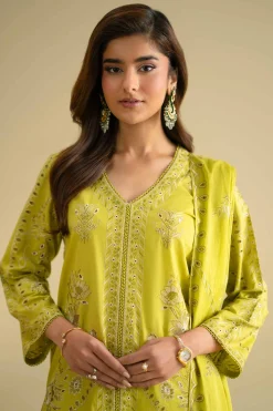 2 Piece - Embroidered Suit - KFE26-18