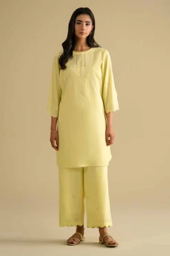 2 Piece - Embroidered Suit - KFE26-39