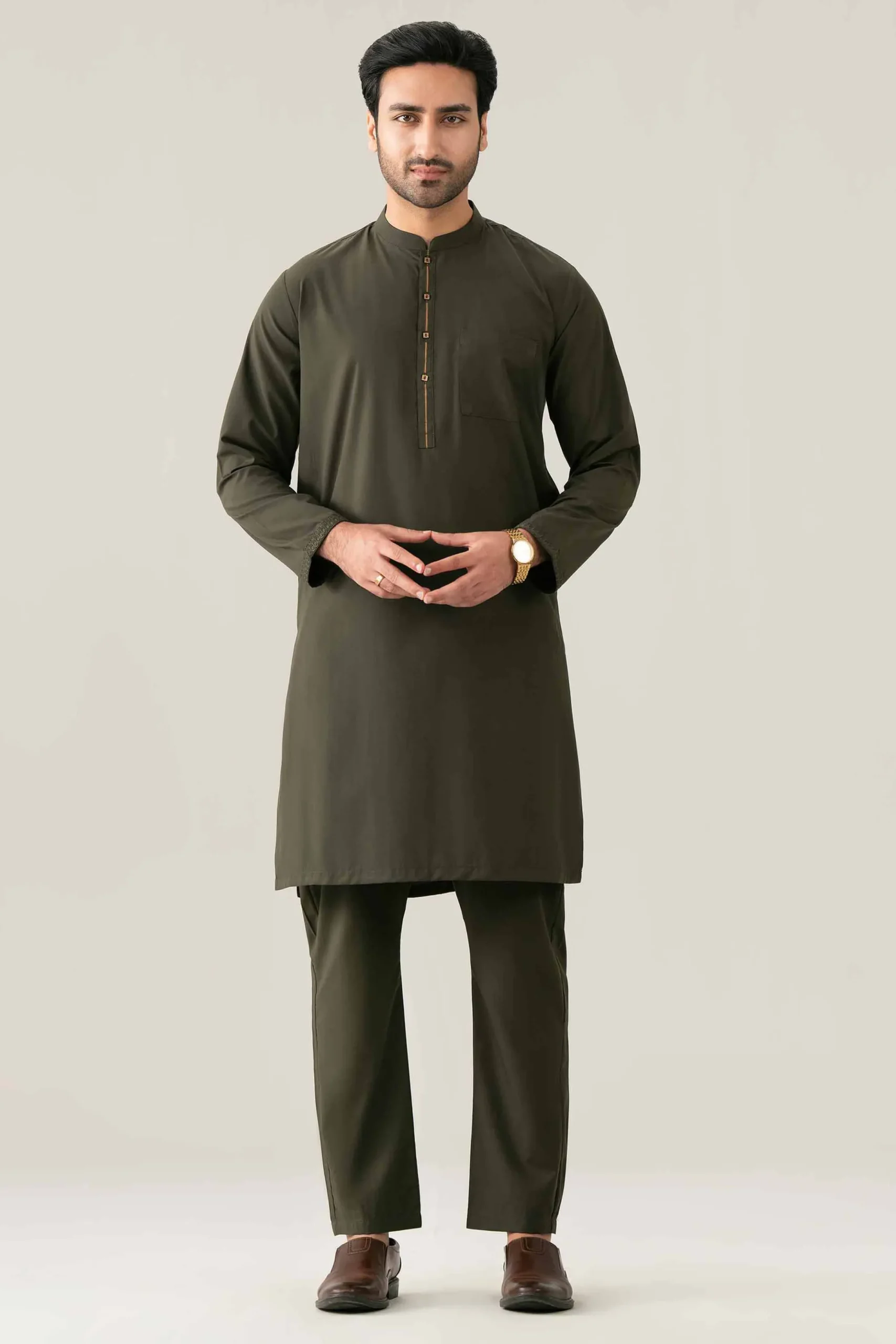 2 Piece - Embroidered Suit - NQ26-018