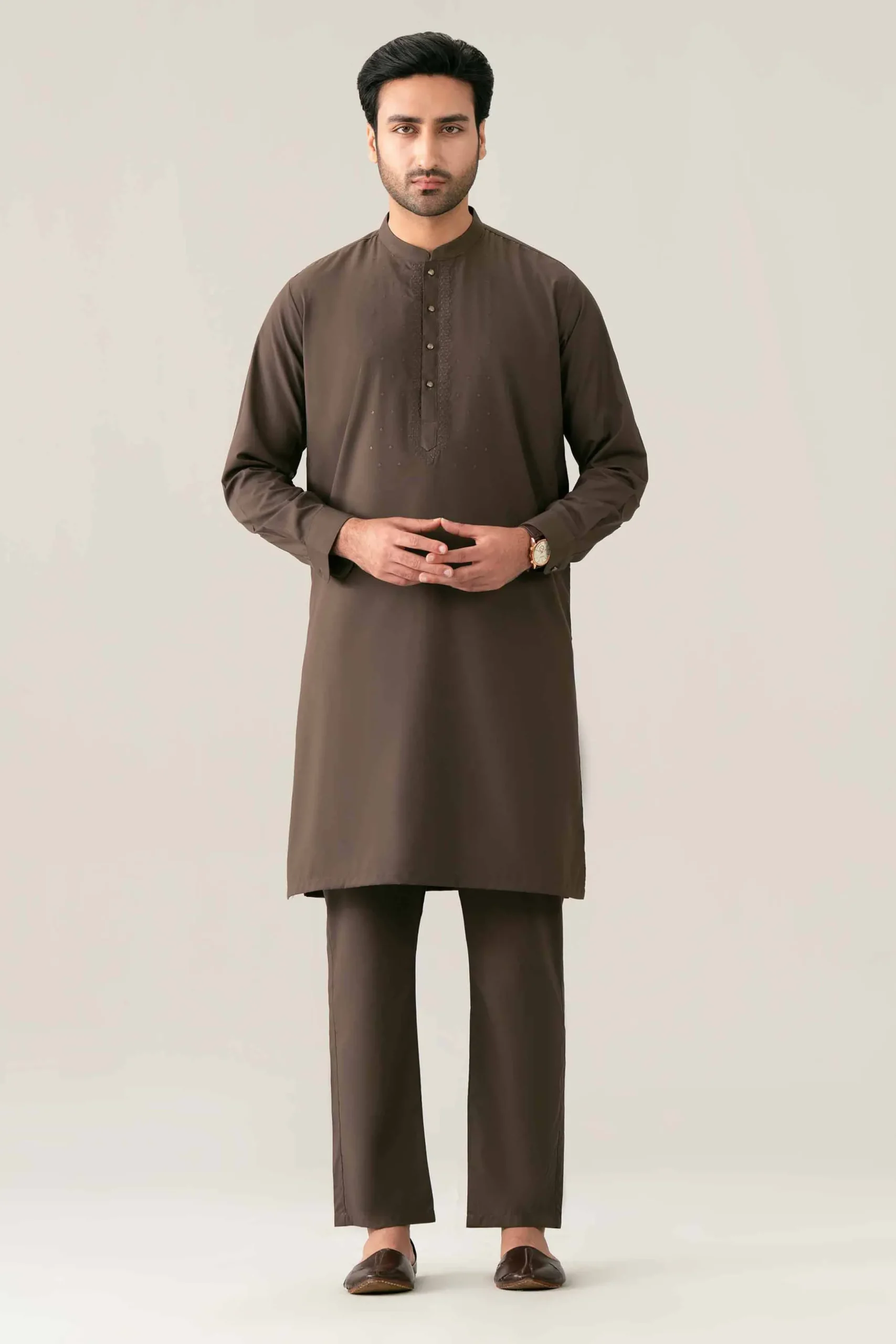 2 Piece - Embroidered Suit - NQ26-014