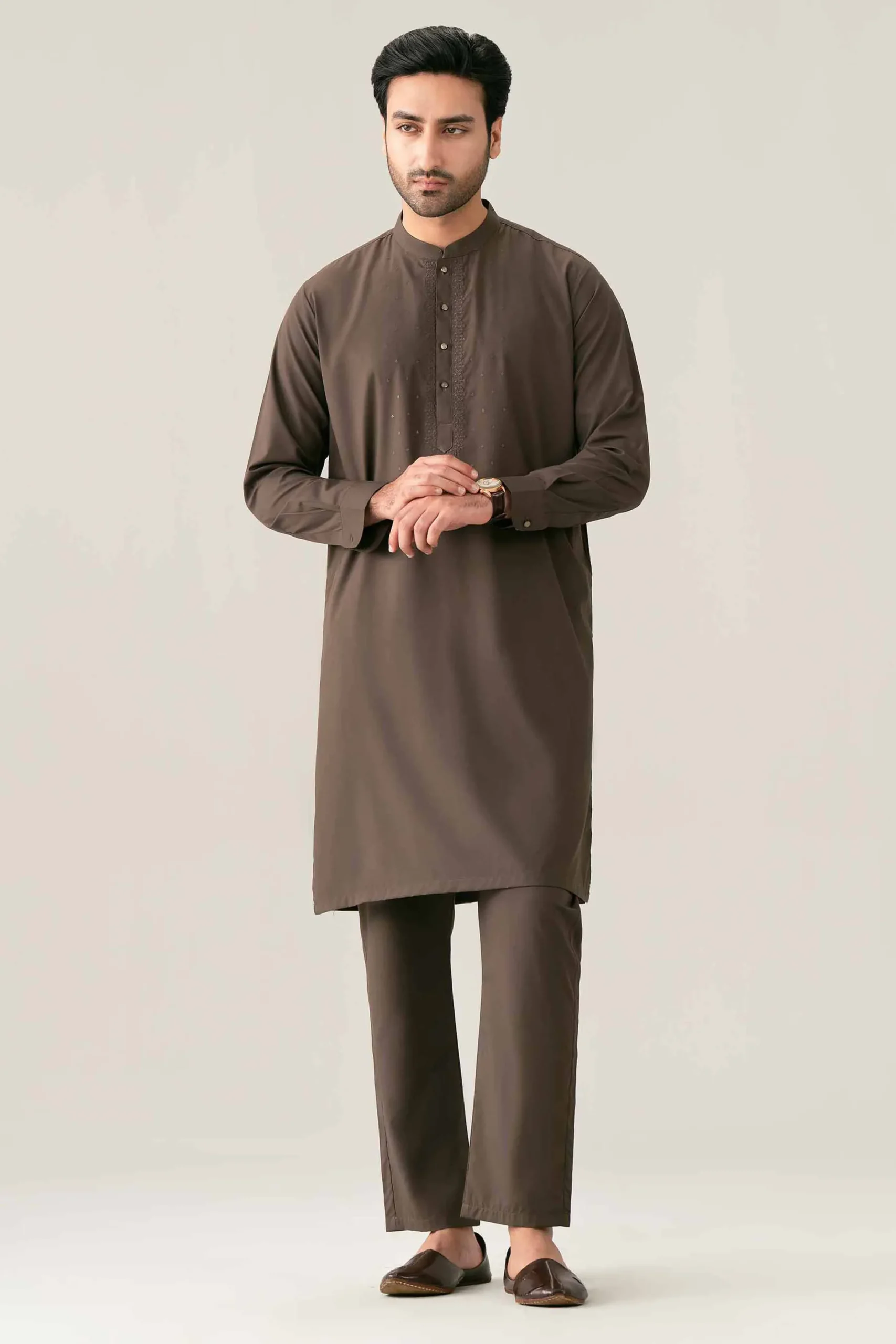 2 Piece - Embroidered Suit - NQ26-014