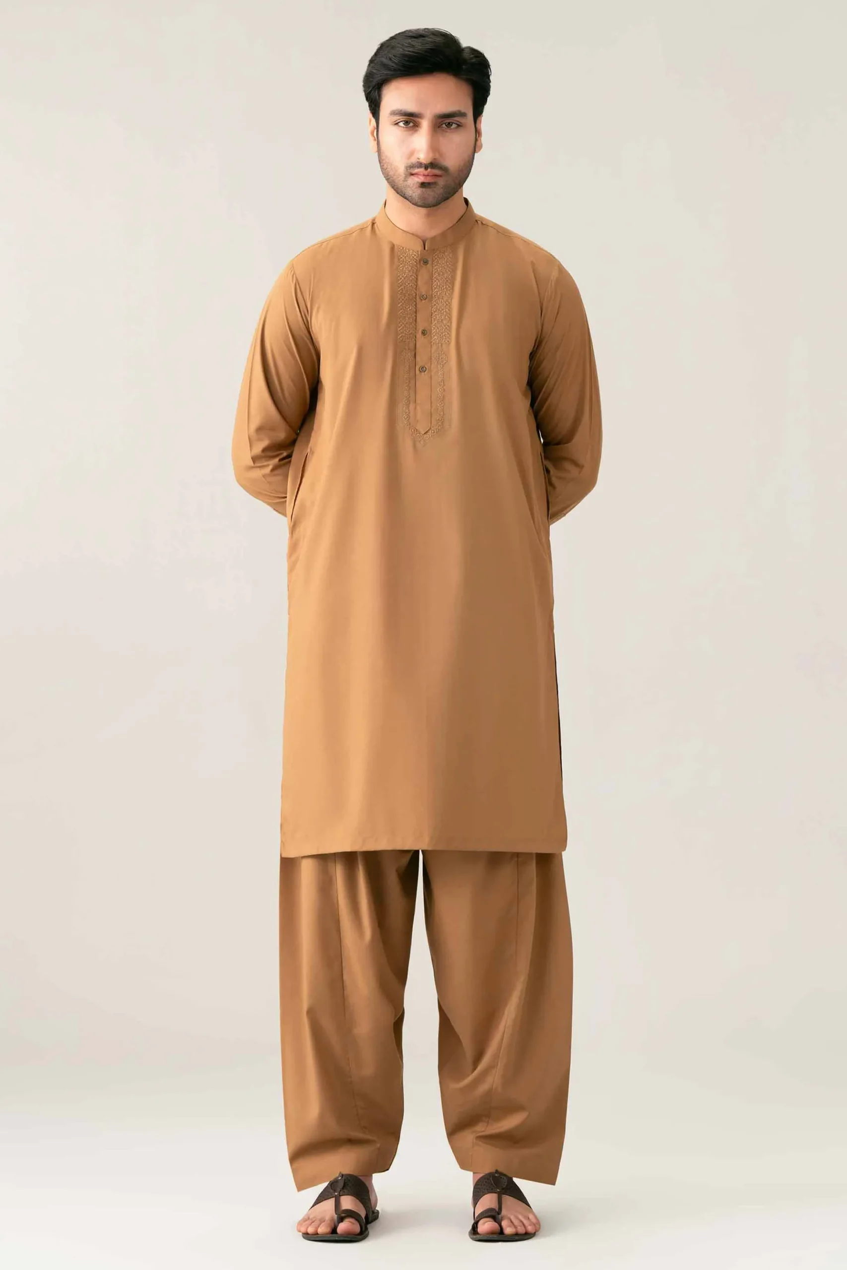 2 Piece - Embroidered Suit - NQ26-015