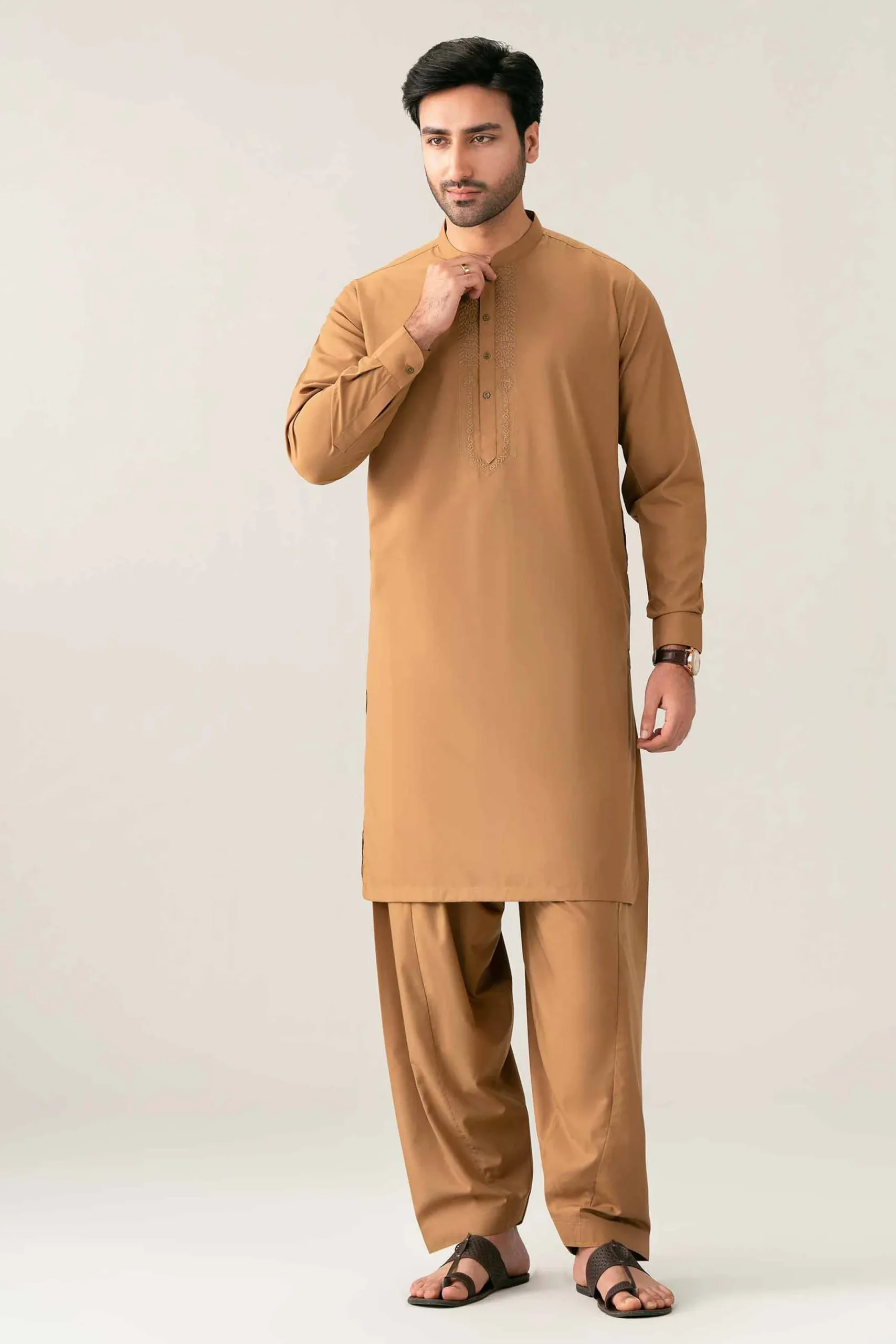 2 Piece - Embroidered Suit - NQ26-015