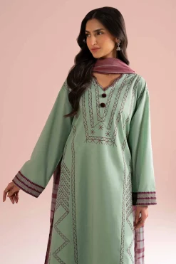 3 Piece - Embroidered Suit - PE26-79