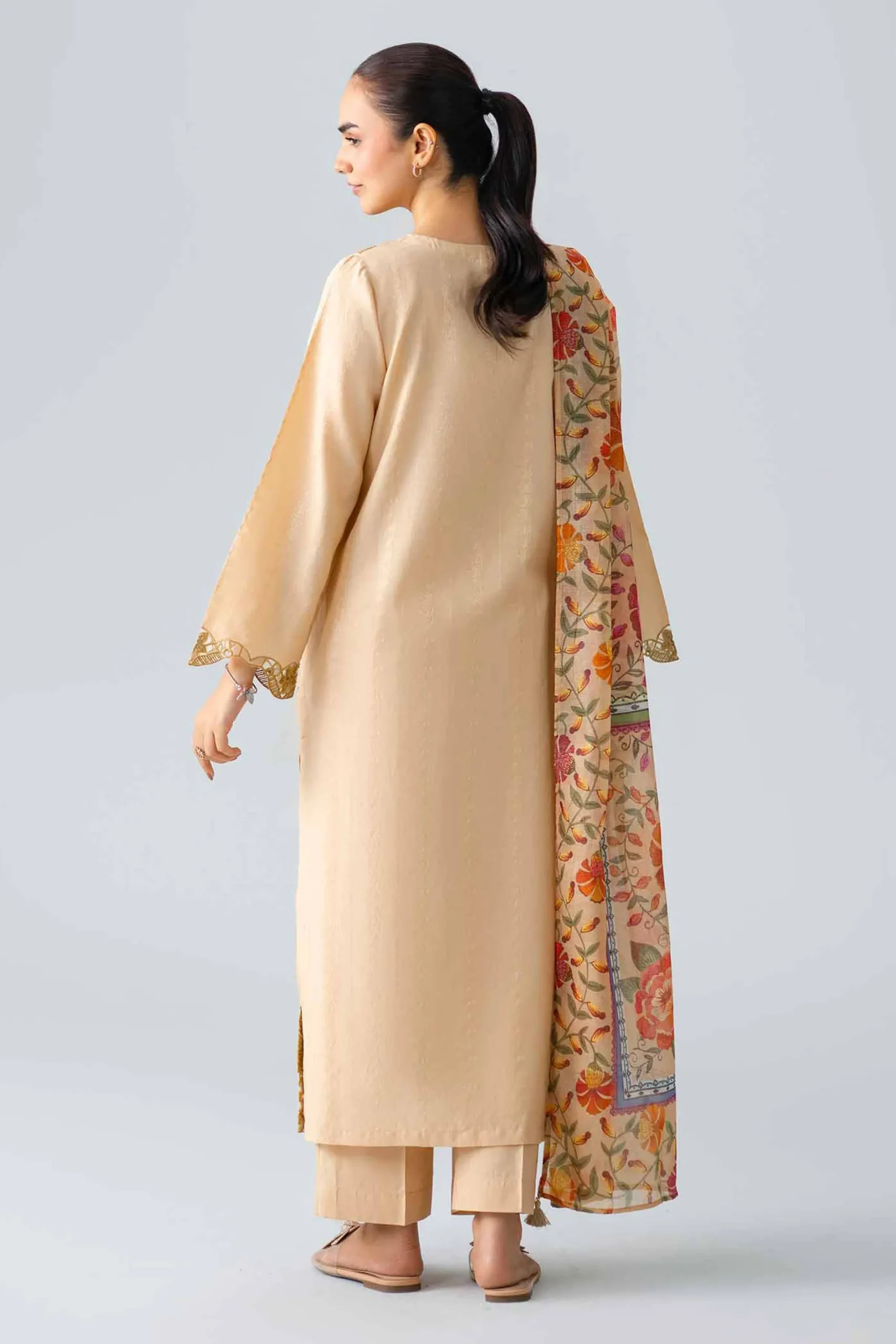 3 Piece - Embroidered Suit - PE26-118