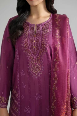 3 Piece - Embroidered Suit - PE26-119