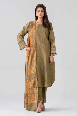 3 Piece - Embroidered Suit - PE26-120
