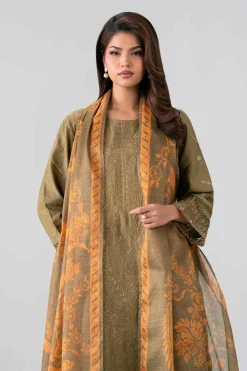 3 Piece - Embroidered Suit - PE26-120