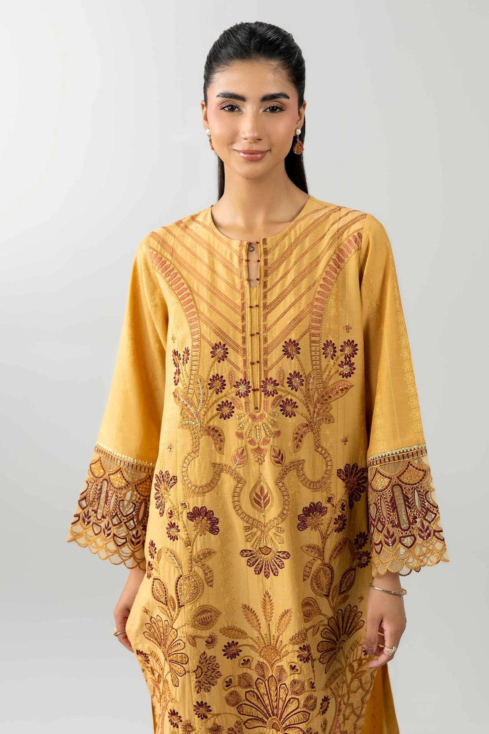 2 Piece - Embroidered Suit - PE26-122
